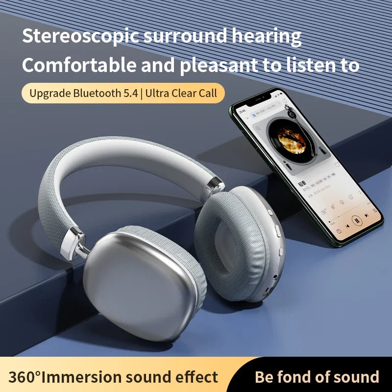 2025 NEW Air Max Bluetooth Earphone over Ear Wireless Headset Stereo Surround Gaming Headphone for Apple Iphone Xiaomi Phone